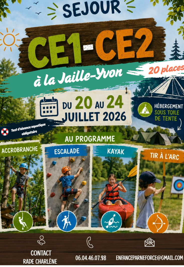 SEJOURS CE1-CE2